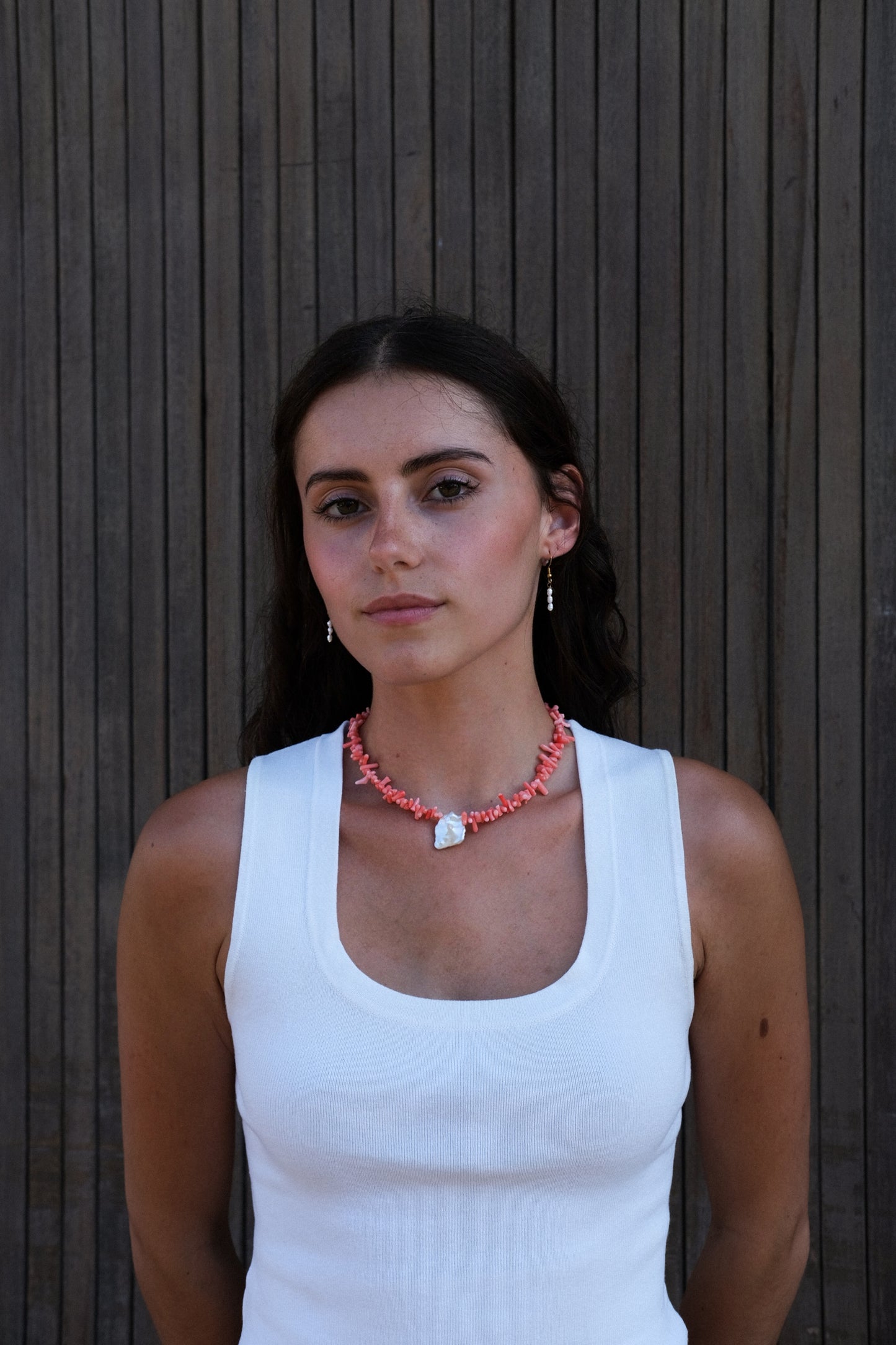 Collier - Coral Rose intense