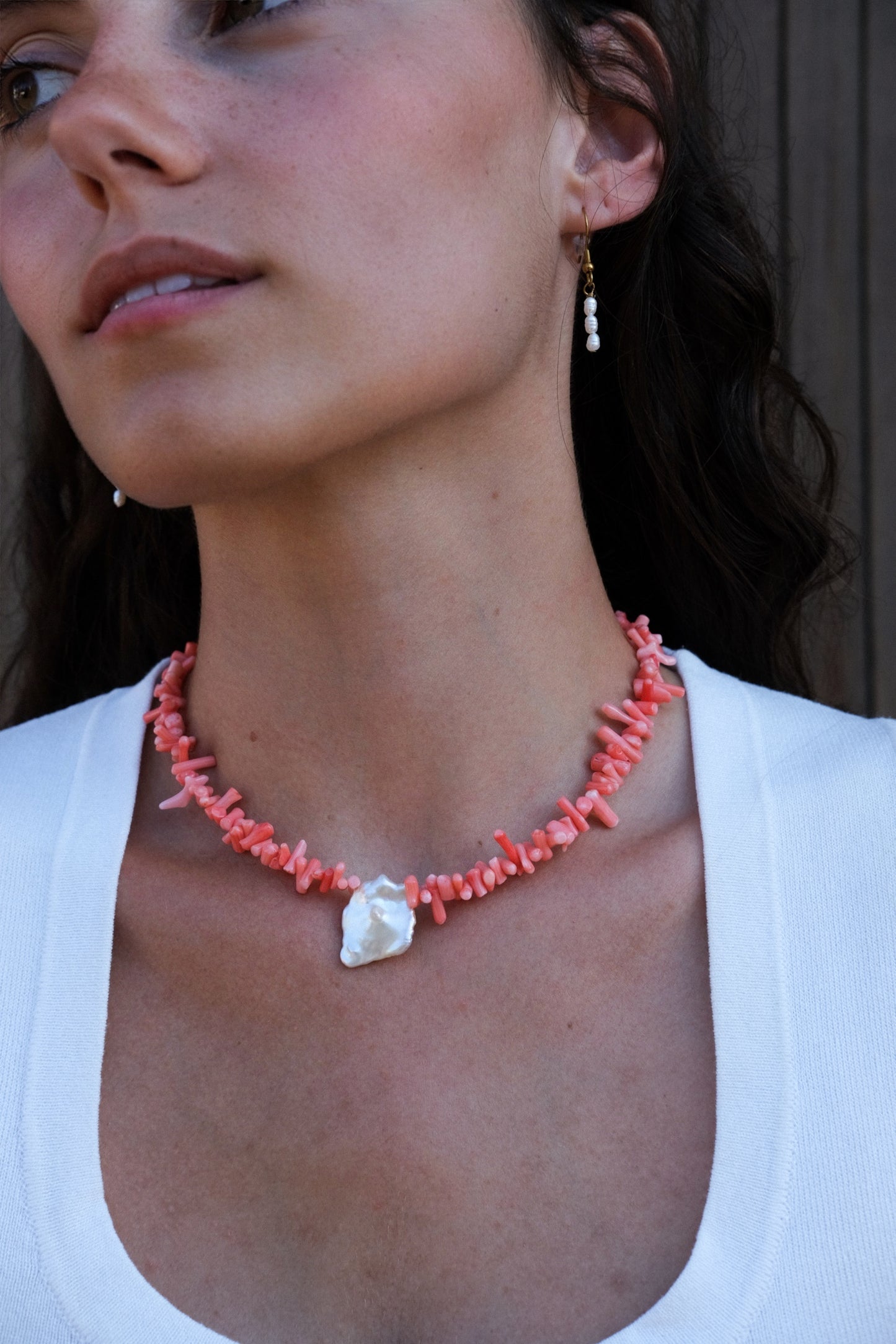 Collier - Coral Rose intense